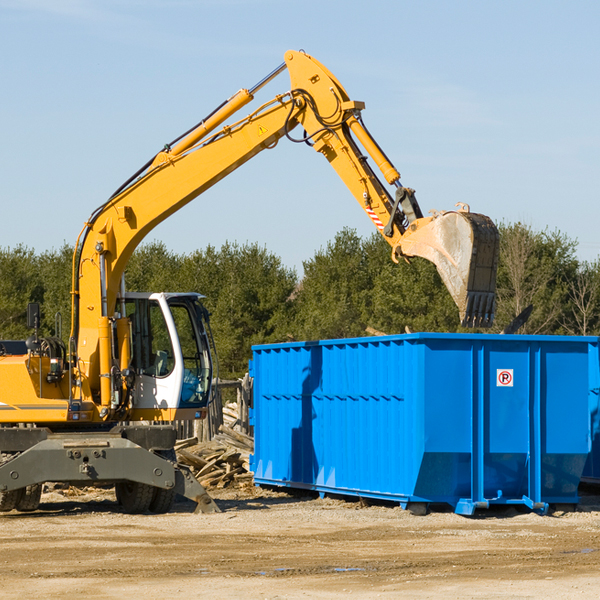 can i choose the location where the residential dumpster will be placed in Wharton County